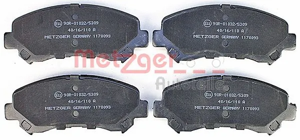 Brake Pad Set, disc brake (1170093)