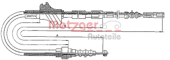 Cable Pull, parking brake (10.4094)