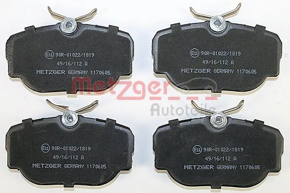 Brake Pad Set, disc brake (1170605)