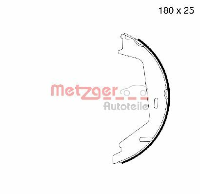 Brake Shoe Set, parking brake (MG 998)