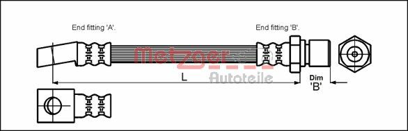 Brake Hose (4111947)