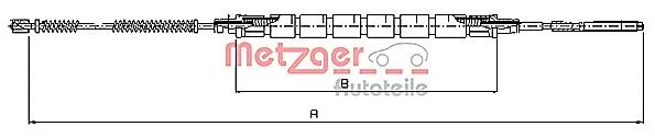 Cable Pull, parking brake (10.9031)