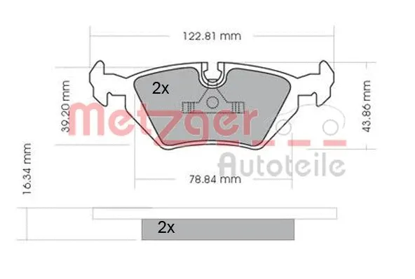 Brake Pad Set, disc brake