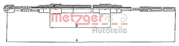 Cable Pull, parking brake (10.423)