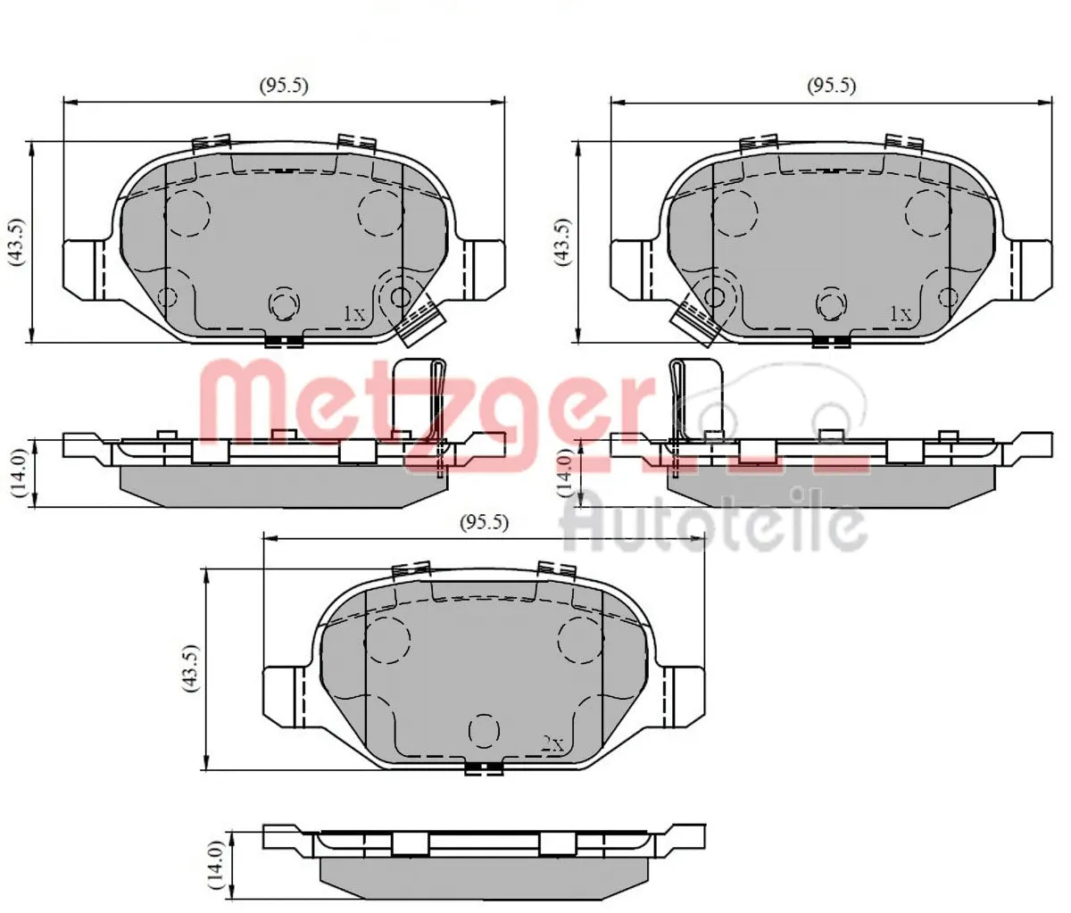 Brake Pad Set, disc brake