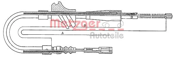 Cable Pull, parking brake (10.7501)