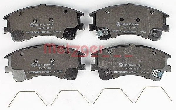 Brake Pad Set, disc brake (1170200)