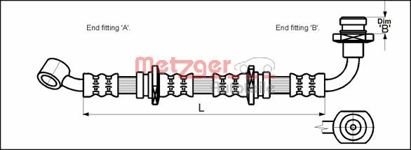 Brake Hose (4110071)