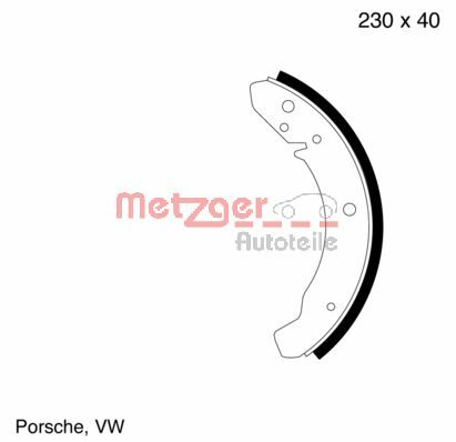 Brake Shoe Set (MG 104)