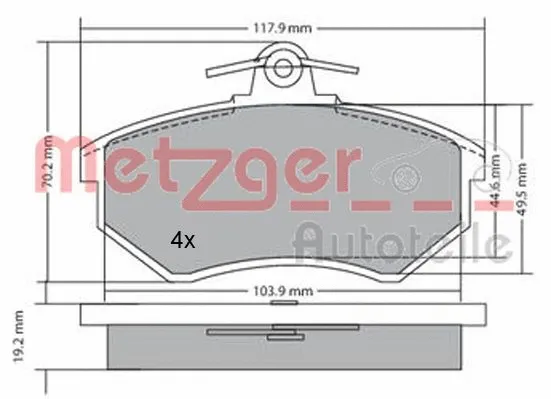 Brake Pad Set, disc brake