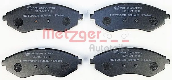 Brake Pad Set, disc brake (1170404)