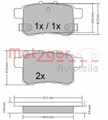 Brake Pad Set, disc brake