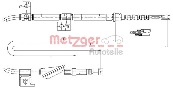 Cable Pull, parking brake (17.4035)