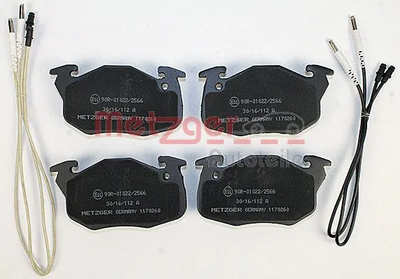 Brake Pad Set, disc brake (1170260)