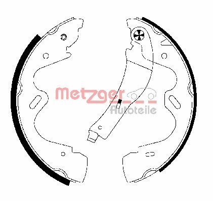 Brake Shoe Set (MG 948)