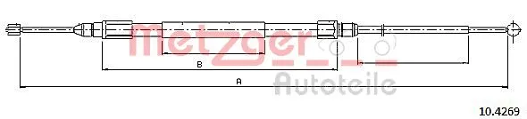 Cable Pull, parking brake (10.4269)