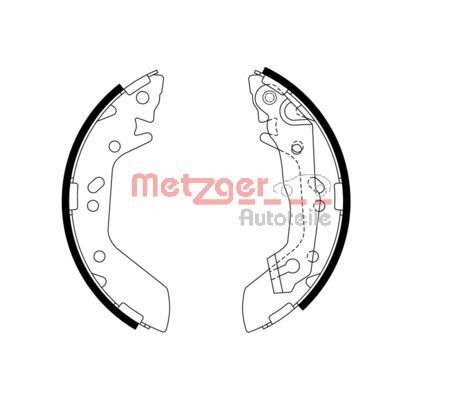 Brake Shoe Set (MG 974)