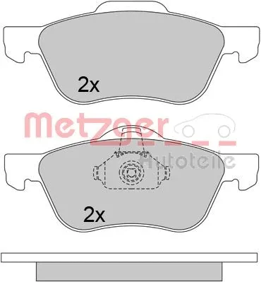 Brake Pad Set, disc brake (1170650)
