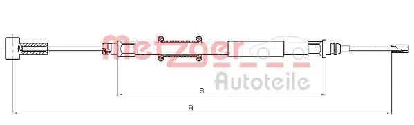 Cable Pull, parking brake (10.4744)
