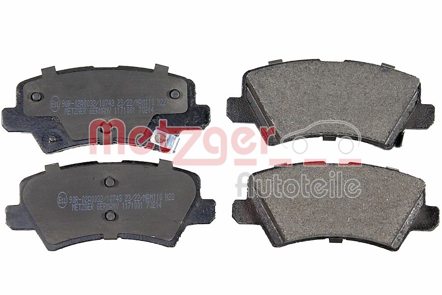 Brake Pad Set, disc brake (1171001)