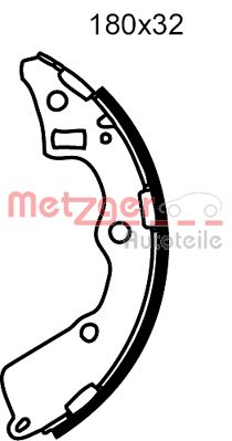 Brake Shoe Set (MG 231)