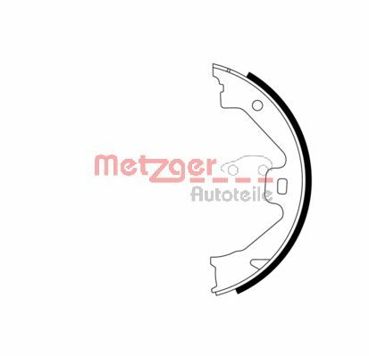 Brake Shoe Set, parking brake (MG 969)