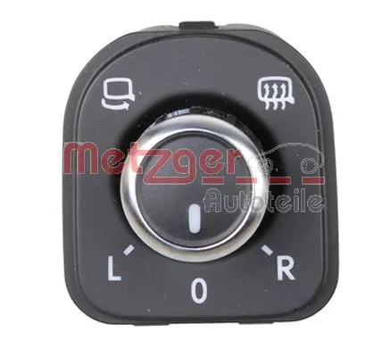 Switch, exterior rearview mirror adjustment