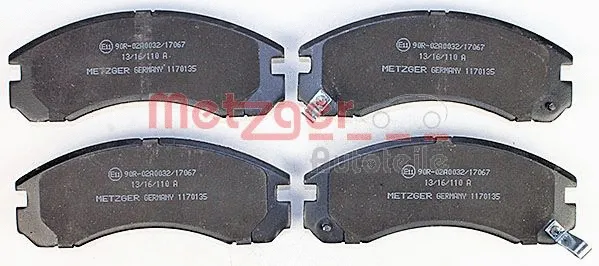 Brake Pad Set, disc brake (1170135)