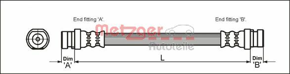 Brake Hose (4111168)