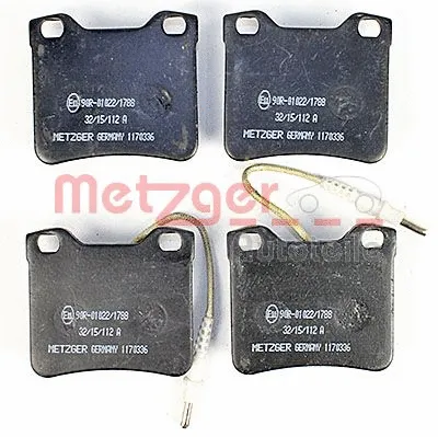 Brake Pad Set, disc brake (1170336)