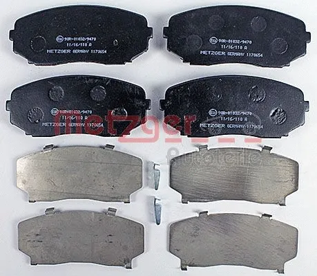 Brake Pad Set, disc brake (1170654)