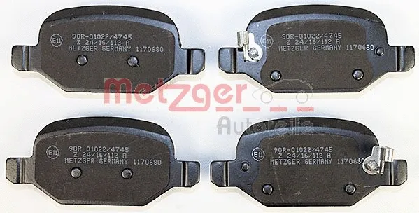 Brake Pad Set, disc brake (1170680)