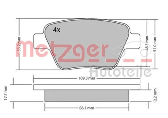 Brake Pad Set, disc brake