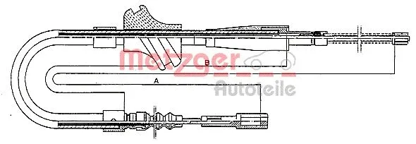 Cable Pull, parking brake (10.409)