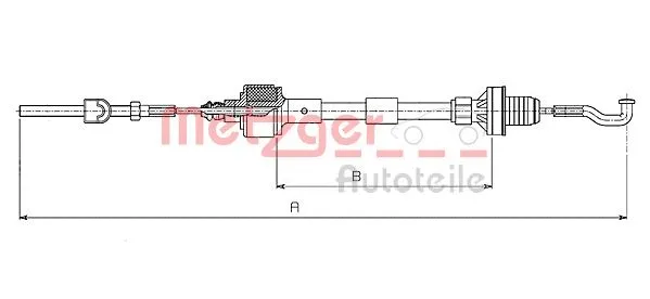 Cable Pull, clutch control (11.2531)