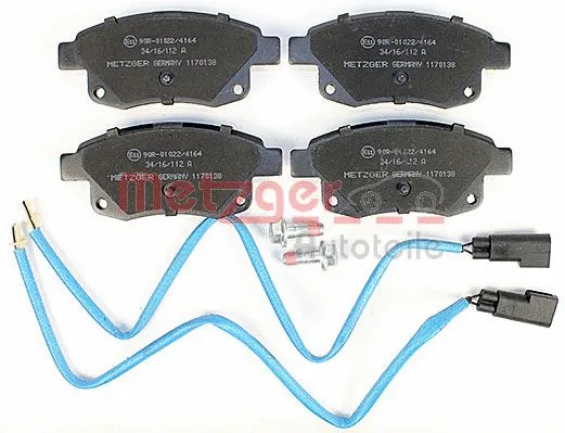 Brake Pad Set, disc brake (1170138)