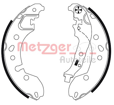 Brake Shoe Set (MG 130)