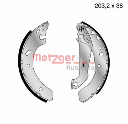 Brake Shoe Set (MG 640)