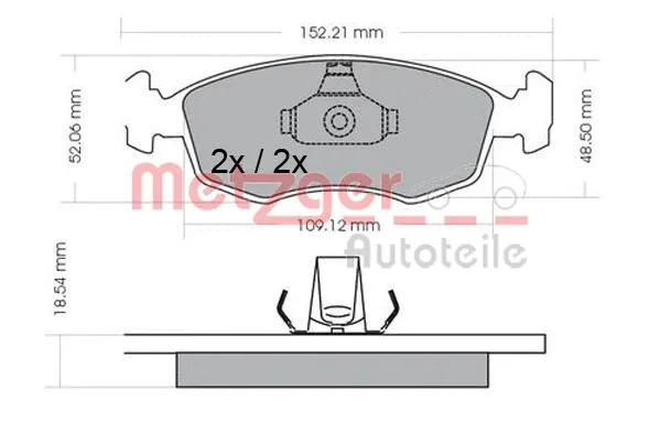 Brake Pad Set, disc brake