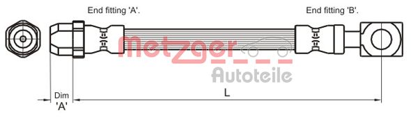 Brake Hose (4111436)