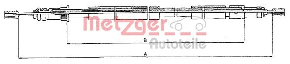 Cable Pull, parking brake (10.6026)