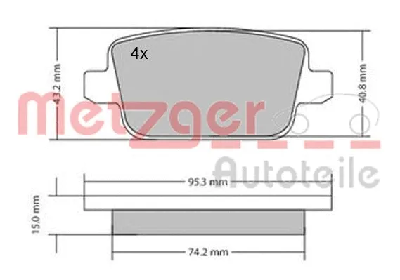 Brake Pad Set, disc brake