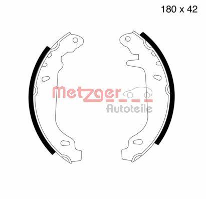 Brake Shoe Set (MG 424)