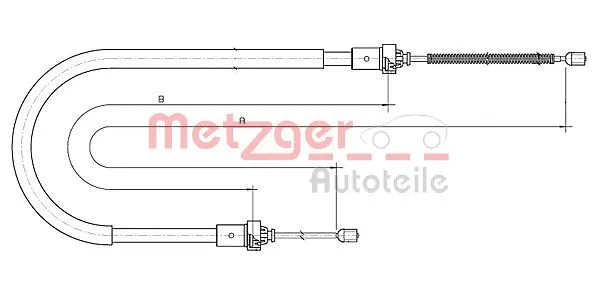 Cable Pull, parking brake (10.6893)
