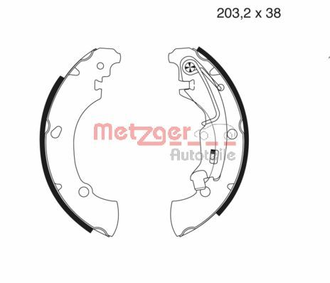 Brake Shoe Set (MG 981)