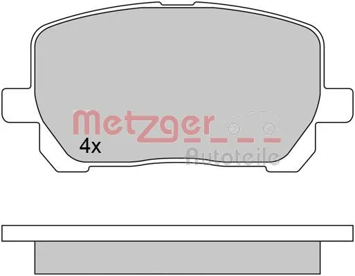 Brake Pad Set, disc brake (1170616)