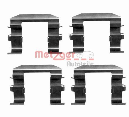 Accessory Kit, disc brake pad (109-1664)