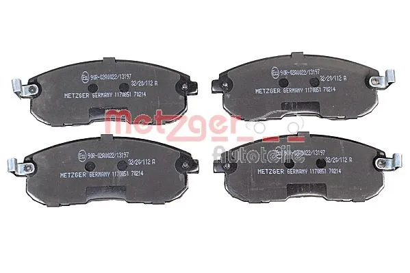 Brake Pad Set, disc brake (1170851)