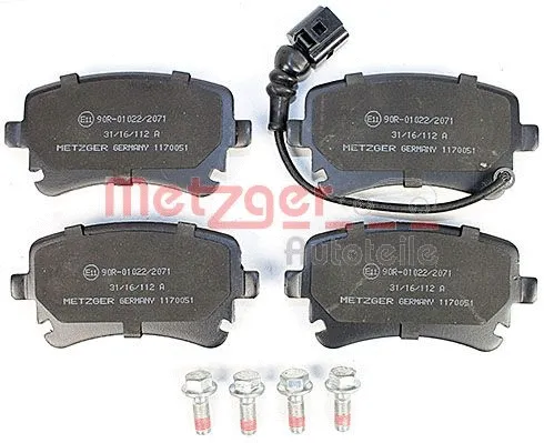 Brake Pad Set, disc brake (1170051)