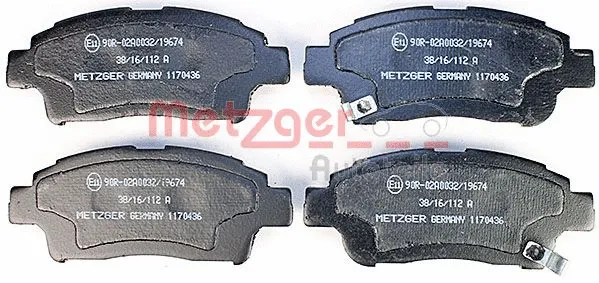 Brake Pad Set, disc brake (1170436)